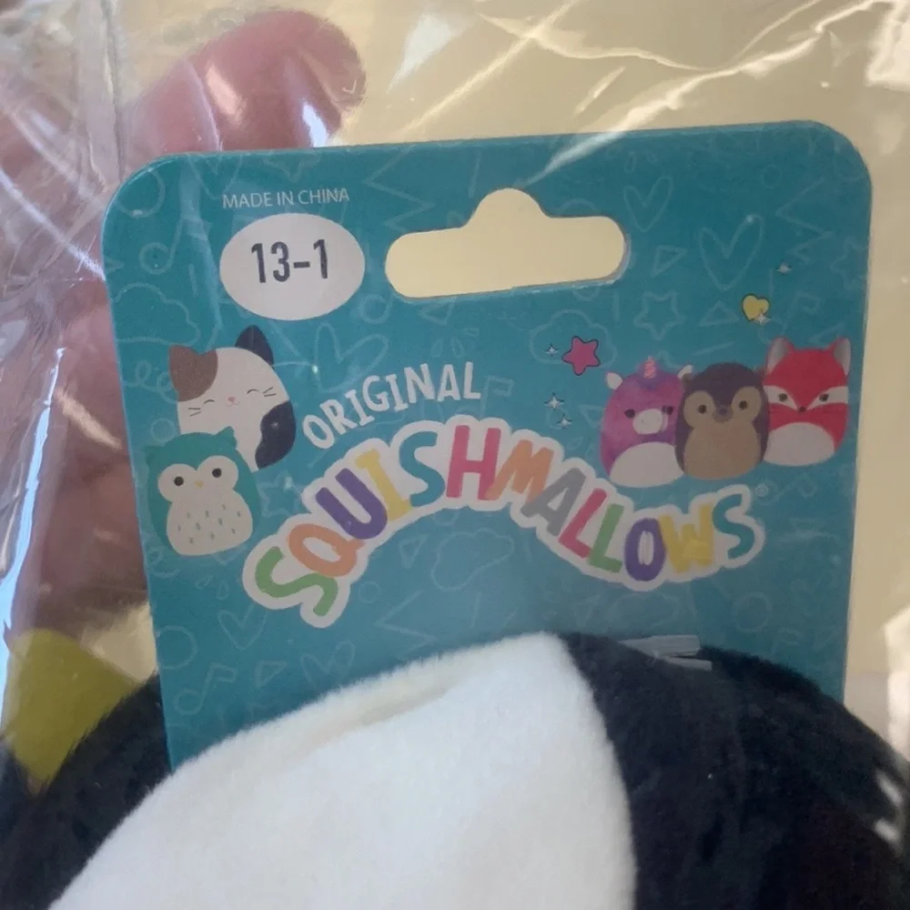 Squishmallows Original‎ KellyToy Connor Cow Kids Boys Girls Unisex Slippers NWT